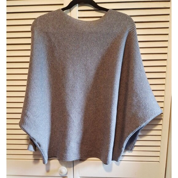 Philosophy Republic Shimmery Metallic Clothing Women's 2X Gray Batwing Sweater - Picture 2 of 7